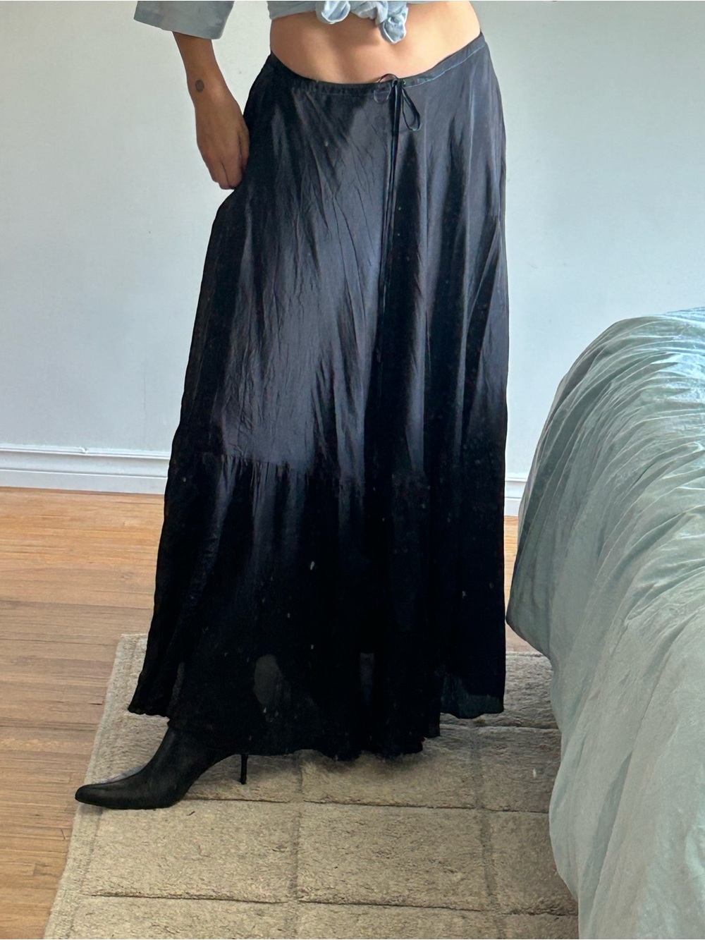 Polo Ralph Lauren Silk Maxi Skirt